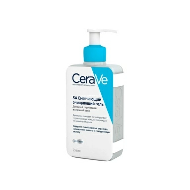 CeraVe SA Гель смягчающий очищающий для сухой, огрубевшей и неровной кожи 236мл