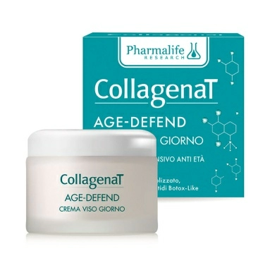 Pharmalife Research CollagenaT Age-Defend Day Face Cream Крем дневной интенсивный анти-эйдж эффект с морским коллагеном, гиалуроновой кислотой и пептидами 50 мл