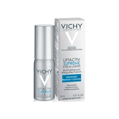 Vichy Liftactiv Supreme Сыворотка с эффектом лифтинга и сияния для кожи вокруг глаз, 15 мл