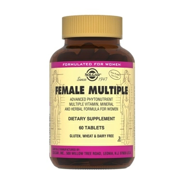 Solgar Мультивитаминный и минеральный комплекс для женщин, БАД таблетки №60