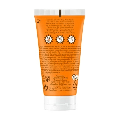 AVENE Солнцезащитный тонирующий крем SPF 50+ 50 мл