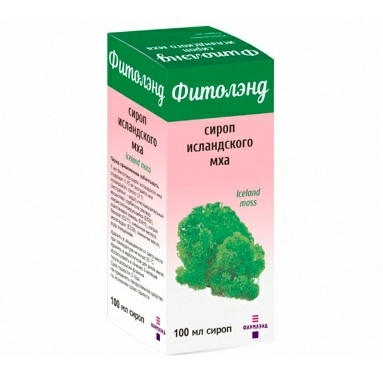 Фитолэнд сироп ИСЛАНД.МХА сироп во фл.полимерн.100мл в уп №1