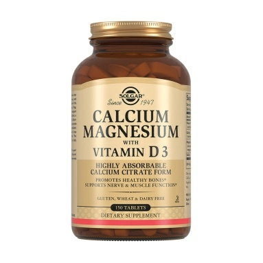 Solgar Кальций-Магний с витамином D3, БАД таблетки №150