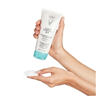 Vichy Purete Thermale Средство очищающее универсальное для чувствительной кожи лица и вокруг глаз 3в1 200 мл