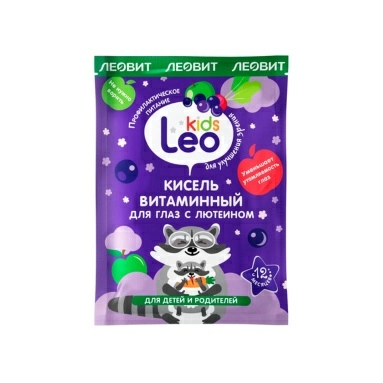 Кисель Витаминный для глаз с лютеином для детей Спец. пищ. продукт диет. проф. пит. 5пак по 12г. Уп60г