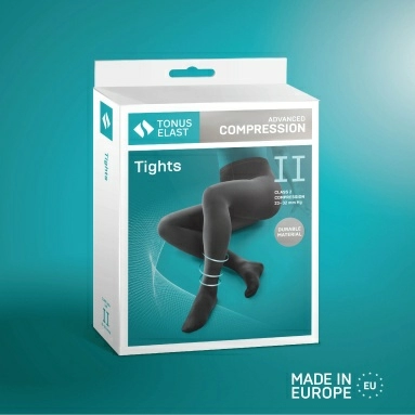 Колготки компрессионные ELAST 0404 LUX IIкк (23-32 mmHg) Карамель размер 4 Рост 1