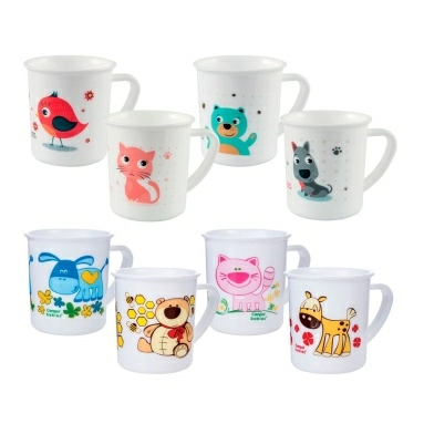 Canpol babies Чашка пластиковая, 170 мл, "Cute Animals", 12+, арт.4/413