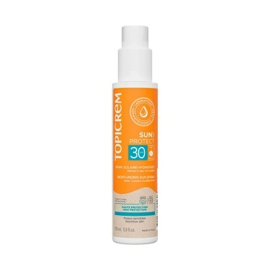 TOPICREM SUN PROTECT Солнцезащитный увлажняющий спрей SPF30 (для детей с 3-х лет и взрослых) 150 мл