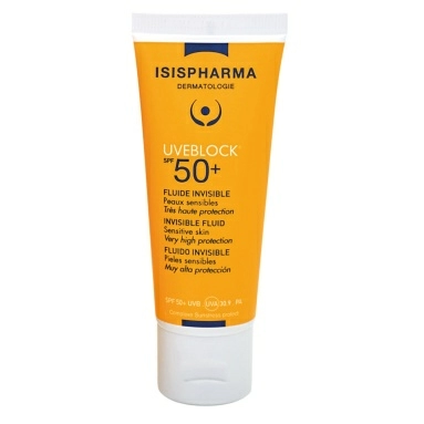ISISPHARMA UVEBLOCK SPF 50+ INVISIBLE Флюид невидимый с очень высокой степенью защиты от солнечного излучения, 40мл