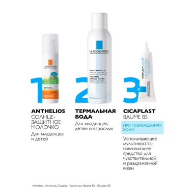 La Roche-Posay Anthelios Dermo-Pediatrics Молочко солнцезащитное для лица и тела для младенцев и детей SPF50+ 50 мл