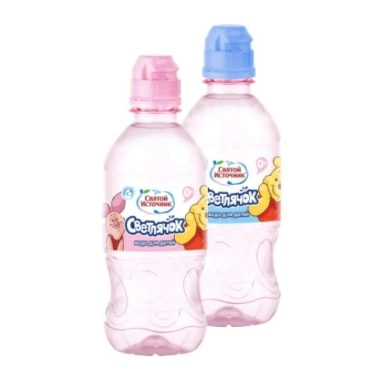 Святой Источник «Светлячок» питьевая вода для детского питания негазированная, 0,33 л. ПЭТ