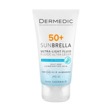 Dermedic SUNBRELLA Ультралегкий флюид SPF 50+ для жирной и комбинированной кожи 40 мл