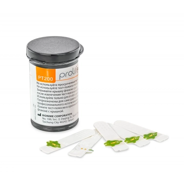 Тест-полоски PROLIFE PT 200 (200 шт. в упаковке) к системе Prolife PM200