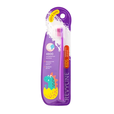 Revyline Kids S4800 Зубная щетка для детей от 3 до 12 лет (6612 фиолетовый)