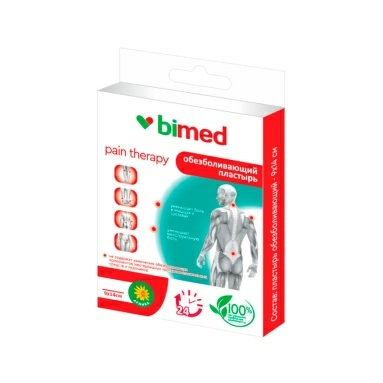 Пластыри мед. обезболивающие"Бимед" размер 9х14 набор №1