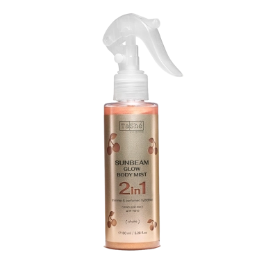 Tashe professional Sunbeam Glow body mist Сияющий мист для тела, 150 мл