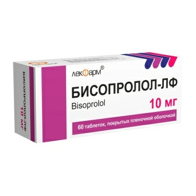 Бисопролол-ЛФ таб покр. п/о 10мг №10х6