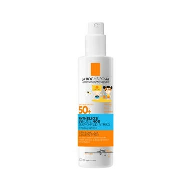 La Roche-Posay ANTHELIOS UVMUNE 400 Dermo-pediatrics Солнцезащитный детский спрей для лица и тела SPF 50+/PPD 27, 200 мл