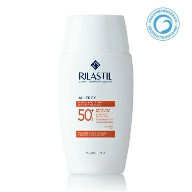 Rilastil Allergy Солнцезащитный флюид для чувствительной и реактивной кожи SPF 50+ 50 мл