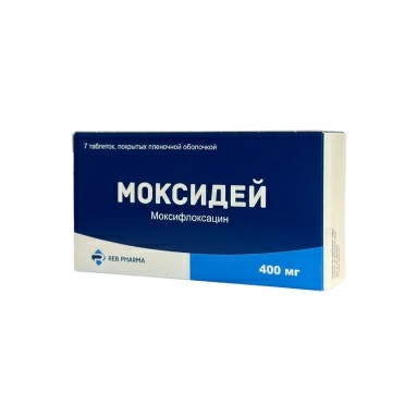Моксидей таблетки п/о 400мг №7х1