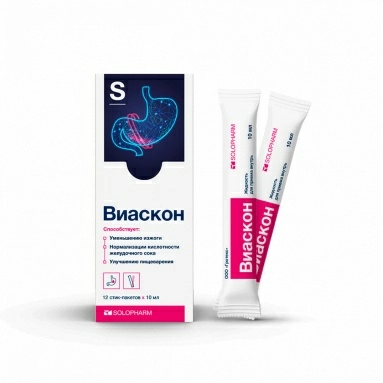 Виаскон жидкость в стик-пакетах по 10мл №12