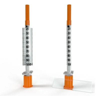 Шприц инсулиновый INSUMED U-100 стерильный одноразовый 1 мл с иглой 30G x 8 мм № 30