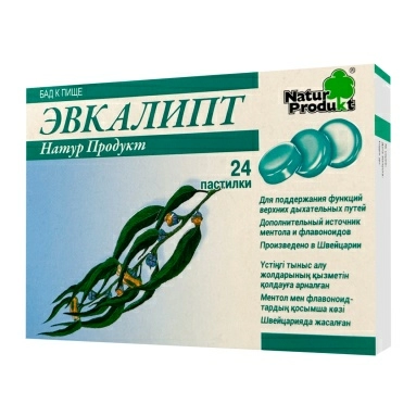 Эвкалипт Натур Продукт, БАД пастилки №24