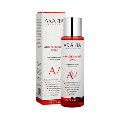 ARAVIA Laboratories Очищающий тоник с AHA-кислотами / AHA-Cleansing Tonic, 250 мл