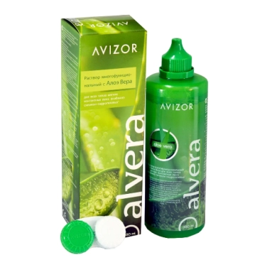 Р-р многоф.д/ухода за всеми тип. МКЛ AVIZOR ALVERA (фл,мл:350),в сост.контейнер д/хр.КЛ