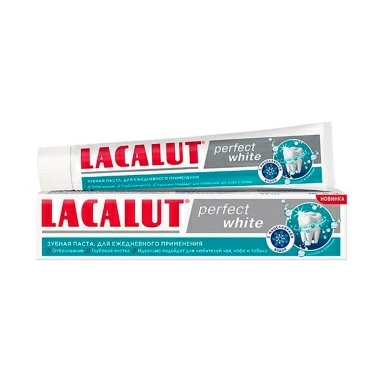 LACALUT perfect white Зубная паста 75 мл