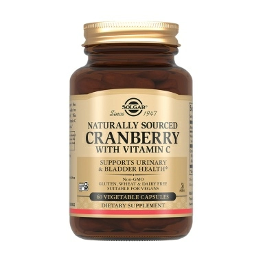 Solgar Натуральная клюква с витамином С, БАД капсулы №60