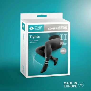 Колготки компрессионные ELAST 0404 LUX MAX IIкк (23-32 mmHg) Карамель размер 3 Рост 1