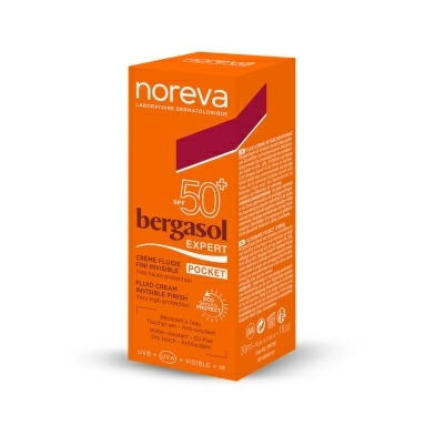 NOREVA БЕРГАСОЛ ЭКСПЕРТ Солнцезащитный легкий крем SPF50+, 30 мл