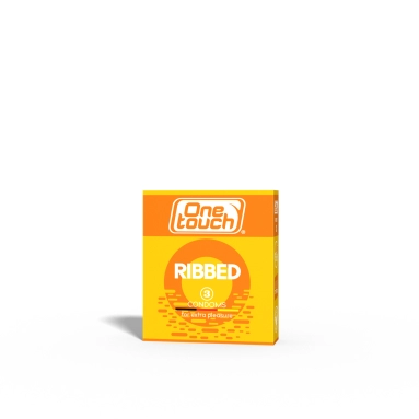 One Touch Ribbed Презервативы, 3 шт