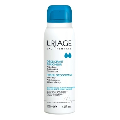 Uriage Дезодорант-спрей освежающий с квасцами 
 DEODORANT FRAICHEUR, 125 мл