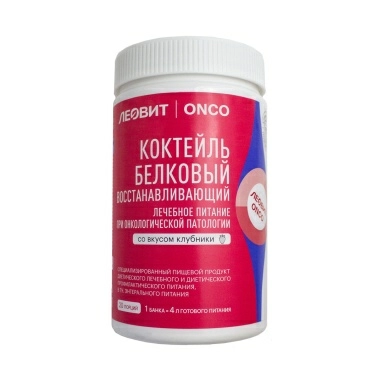 Коктейль белковый восстанавливающий для онкологических больных (со вкусом клубники), 400 г