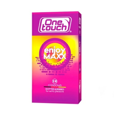 One Touch Enjoy MAXX Презервативы (с ребристой и точечной структурой), 12 шт