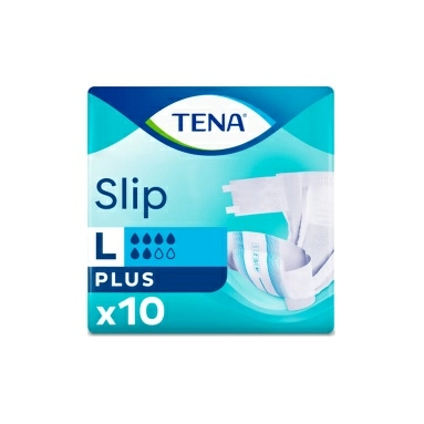 TENA Подгузники для взрослых Slip Plus Large 10 шт