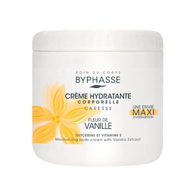 BYPHASSE Увлажняющий крем для тела с экстрактом ванили, 500 мл