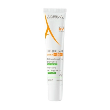 A-DERMA EPITHELIALE A.H ULTRA Защитный восстанавливающий крем SPF 50+ 40 мл