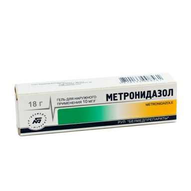 Метронидазол гель для наружного применения 10мг/г 18г №1