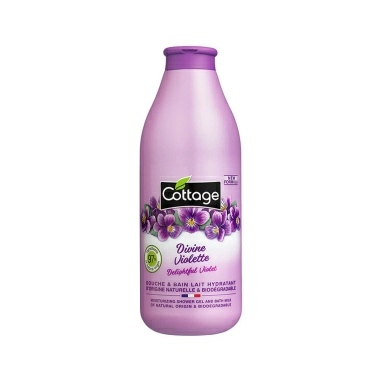 COTTAGE Гель для душа и ванны увлажняющий Delightful Violet /Moisturizing Shower Gel and Bath Milk, 750 мл