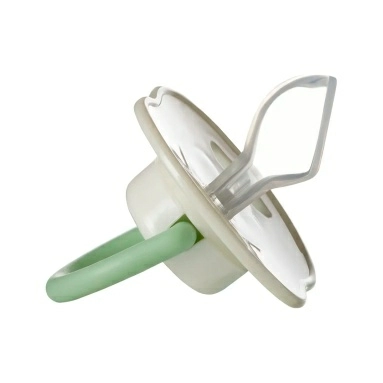 Bebaby Соска-пустышка силиконовая, ортодонтическая форма, в комплекте защитный колпачок, 0-6 мес, арт.LM-9220/1