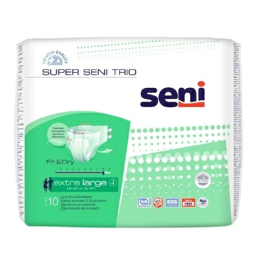 Super Seni Trio extra large Подгузники дышащие для взрослых 10 шт