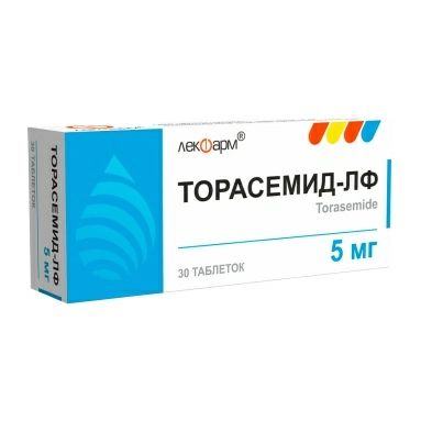 Торасемид-ЛФ таблетки 5мг №10х3