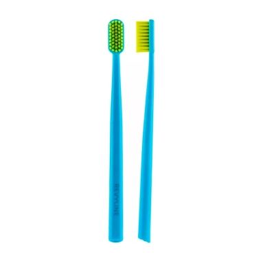 Revyline SM6000 Зубная щетка (голубая с салатовой щетиной 5689)
