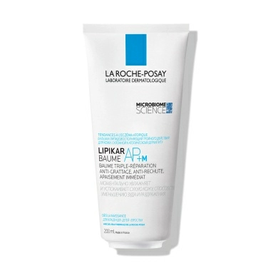 La Roche-Posay Lipikar AP+M Бальзам липидовосполняющий тройного действия для лица и тела младенцев, детей и взрослых, 200мл