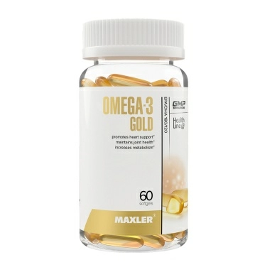 MAXLER БАД «Омега-3 голд» капсулы (софтгелевые) №60