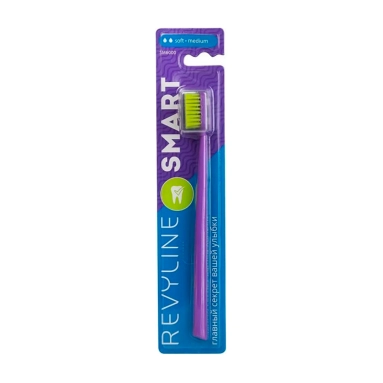 Revyline SM6000 Зубная щетка (фиолетовая с салатовой щетиной 6936)