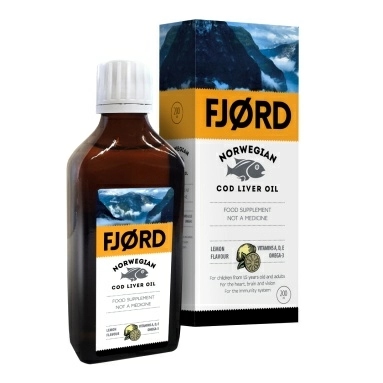 Фьорд FJORD норвежский рыбий жир со вкусом лимона 200мл
